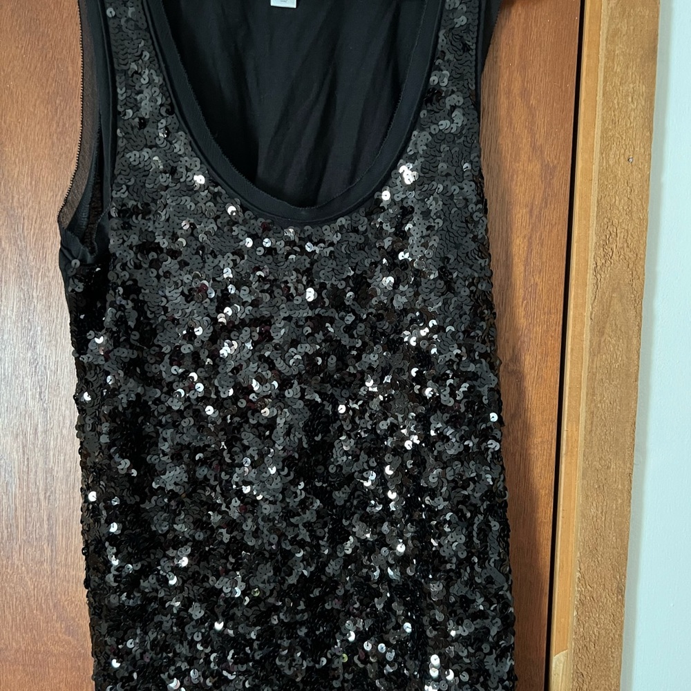 Sequined tank